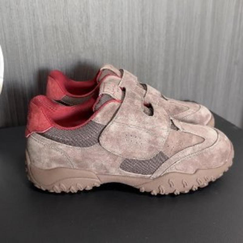 

Персиковый Велкро~ Нишевая женская новая ретро мода мягкая подошва повседневная универсальная 40 кофейный