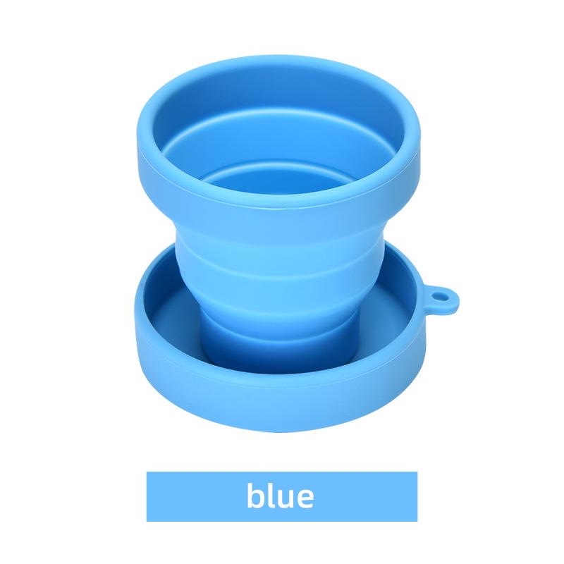 Silicone Foldable Travel Cup - Portable, Anti-Fall, Telescopic, Perfect for Outdoors & Holidays