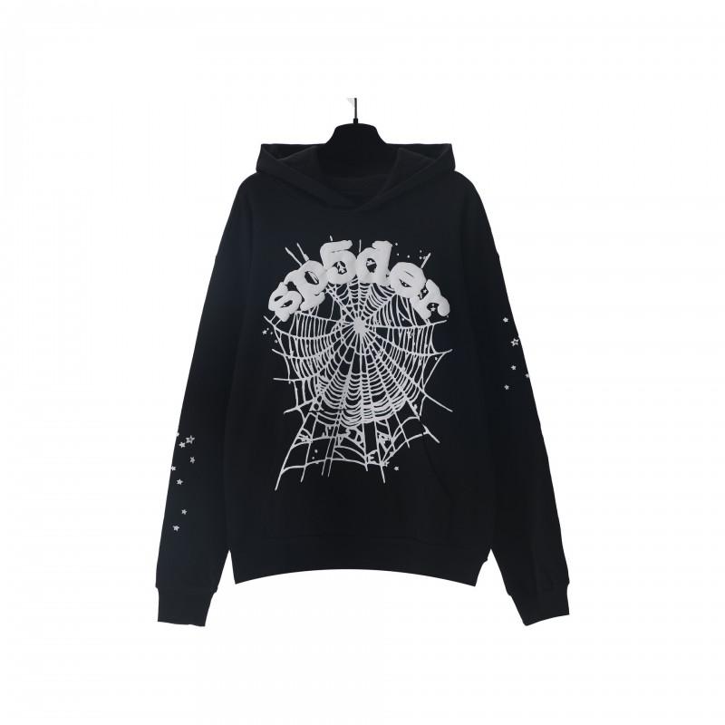 Unisex Oversized Hoodie With Foil Bubble Letter Print 555555 Streetwear Casual Sweatshirt Men Women