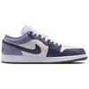 New Jordan Air Jordan 1 Anti Slip Wear Resistant Low Top Vintage Basketball Shoes Men's Purple White 553558-145