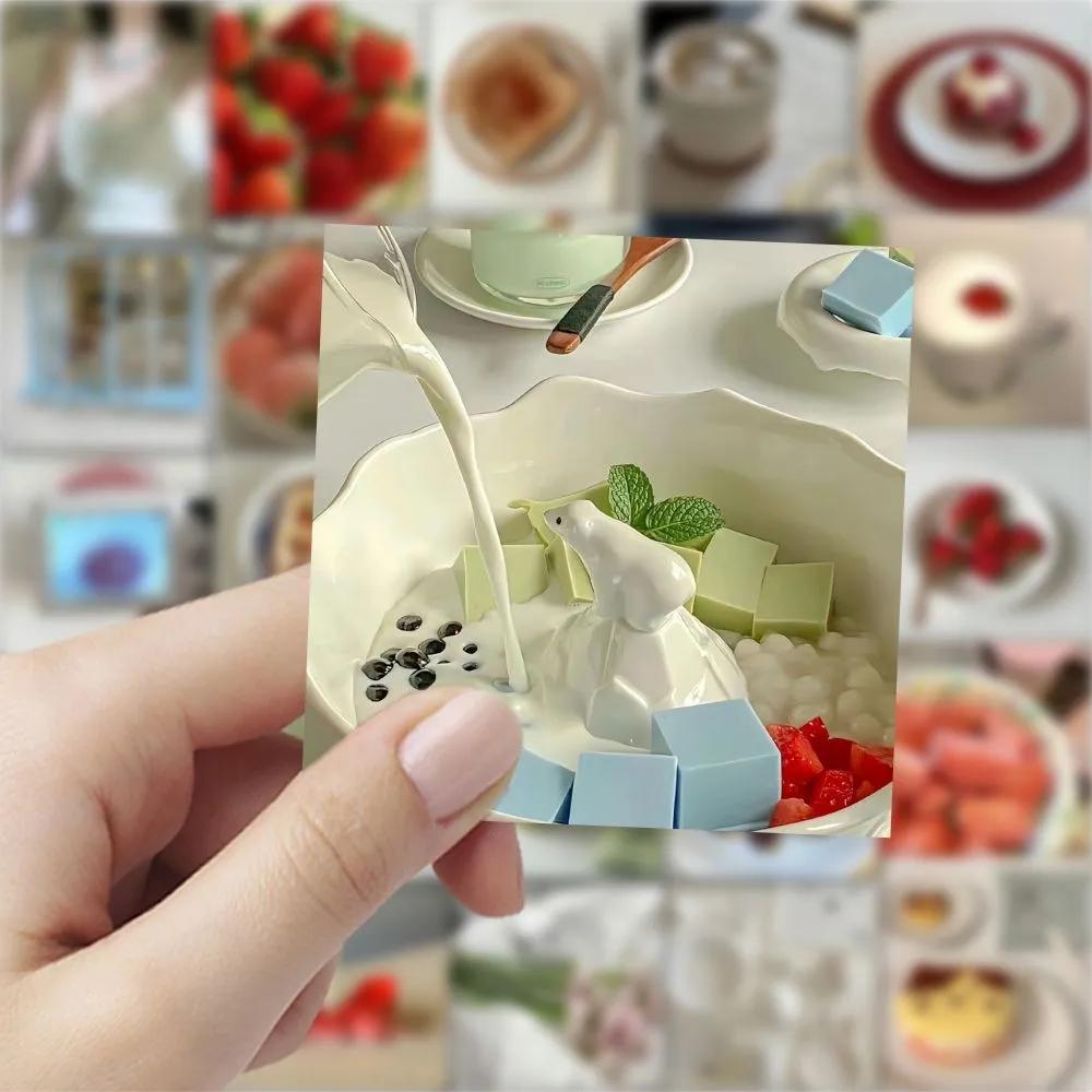 60PS Realistic and Beautiful Life Mall Fresh Graffiti Stickers for Bicycle Hand Account Pencil Case Decals LanLanStickersWorld