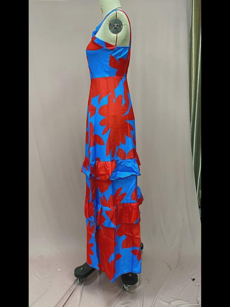 2025 Bohemian V-Neck Sleeveless Summer Dress