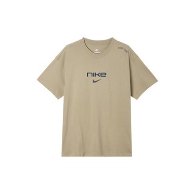 T Shirts Men's Khaki Crew Neck Moderate Straight Fit FZ5416-247
