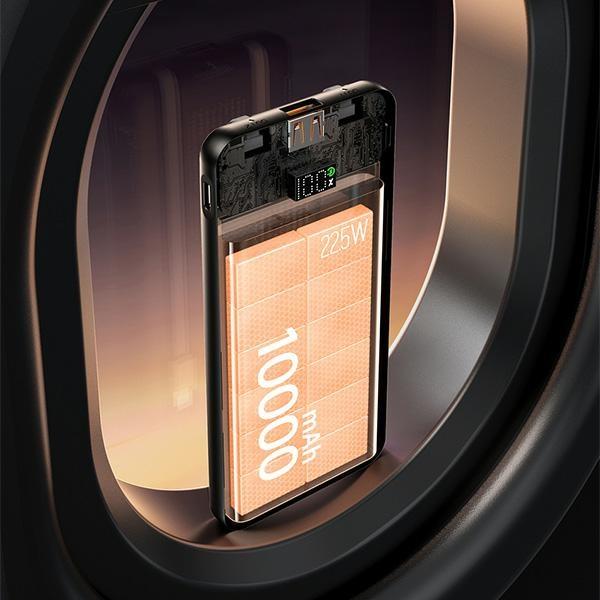 Powerbank Awei P76K 10000mAh 22.5W Digital Display Czarny