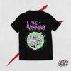 Tshirt The Warning Black Cotton Size SXL MEN