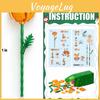 Blumenstrauß Weihnachtskalender Adventskalender Blind Box Baustein-Set Mit DIY-Montage Für Festliche Dekoration
