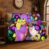 Cartoon Amizing Digtal Circus Pomni Soft Flannel Throw Blanket,Cozy Blanket for Bed,Couch,Sofa,Bedroom,Living Room,Picnic Kid