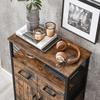 VASAGLE Storage Cabinet, Multipurpose Sideboard with Drawer and Adjustable Shelf, Bathroom Cabinet, Steel Frame, for Living Room Kitchen