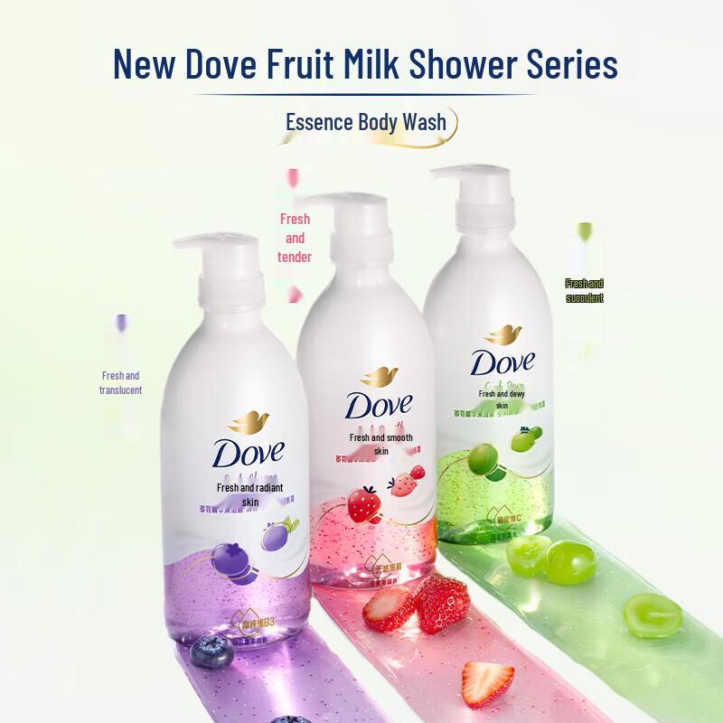 DOVE Succulent Green Grape & Soy Milk Essence Shower Gel
