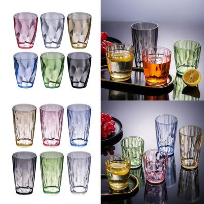 Acrylic Drinking Glasses Unbreakable Plastic Wine Champagne Glasses Shatterproof Water Tumblers Drinking Cup for Bar 55KF