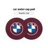 Car Interior Coasters Water Cup Slot Non-Slip Mat Shockproof Pad For BMW X3 X5 M5 M3 E46 E90 E60 F10 E39 F30 E36 G30 E87 E70 RH7