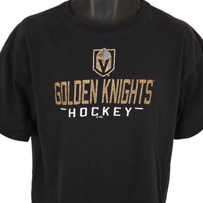 Vegas Golden Knights T Shirt Mens Size XL Black NHL Hockey Champion Brand
