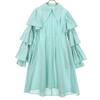 CANDY STRIPPER Stripe Long Sleeve GOOD MOOD STRIPE Knee-length Dress 2 Women Used