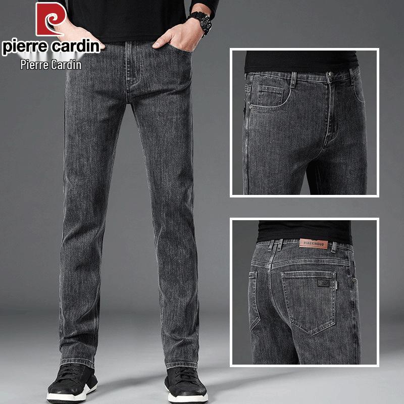 Pierre Cardin Men's Straight-Leg Stretch Denim Jeans