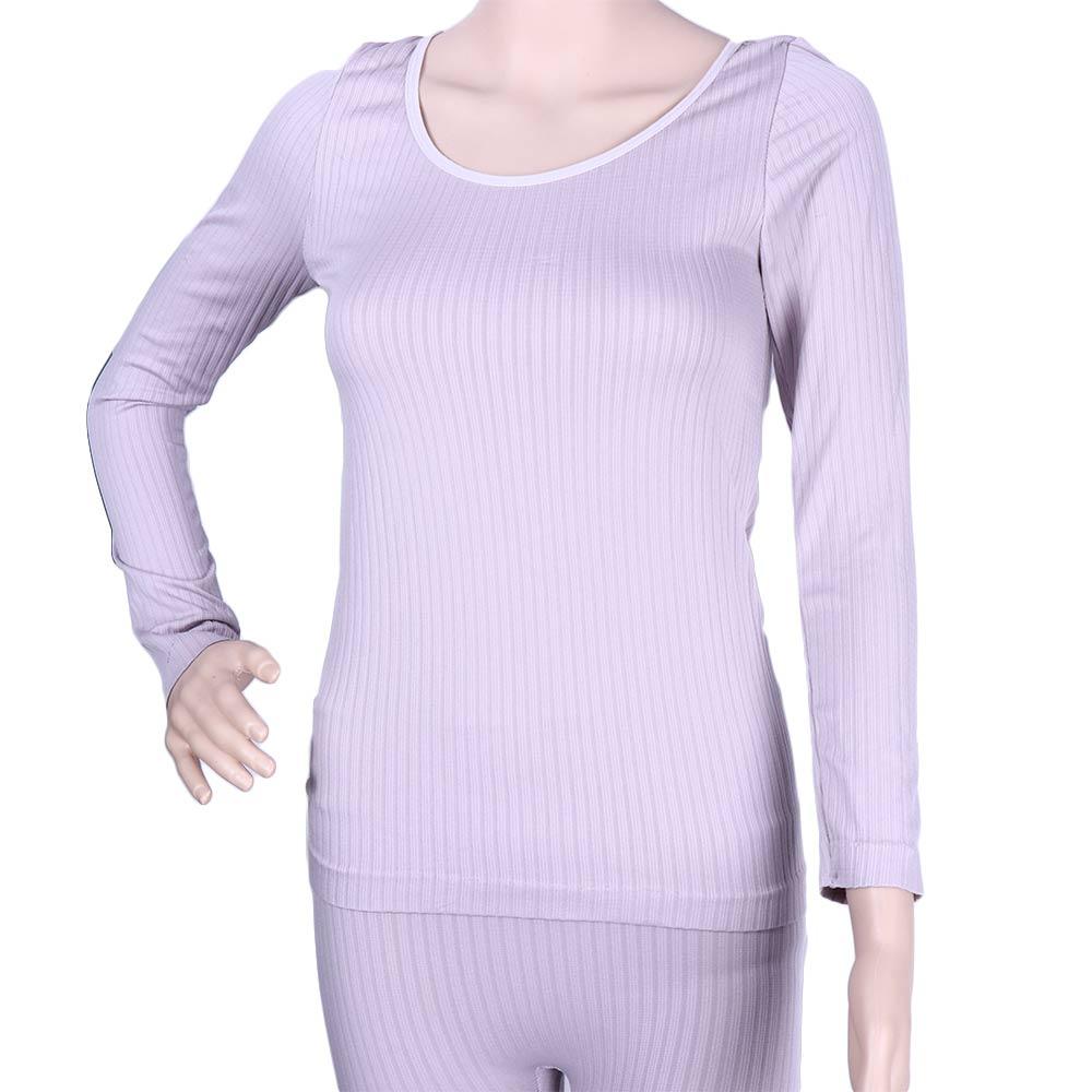 

Цветные штаны футболка кальсоны комплект корейский стиль пижамы женское термобелье эластичное нижнее белье фиолетовый