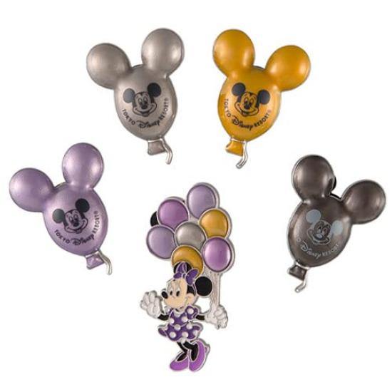 Balloon Pin Badge Set Disney Halloween 2022 Disney Resort Halloween Disney Merchandise Souvenir (Mickey & Minnie) [Tokyo Exclusive]