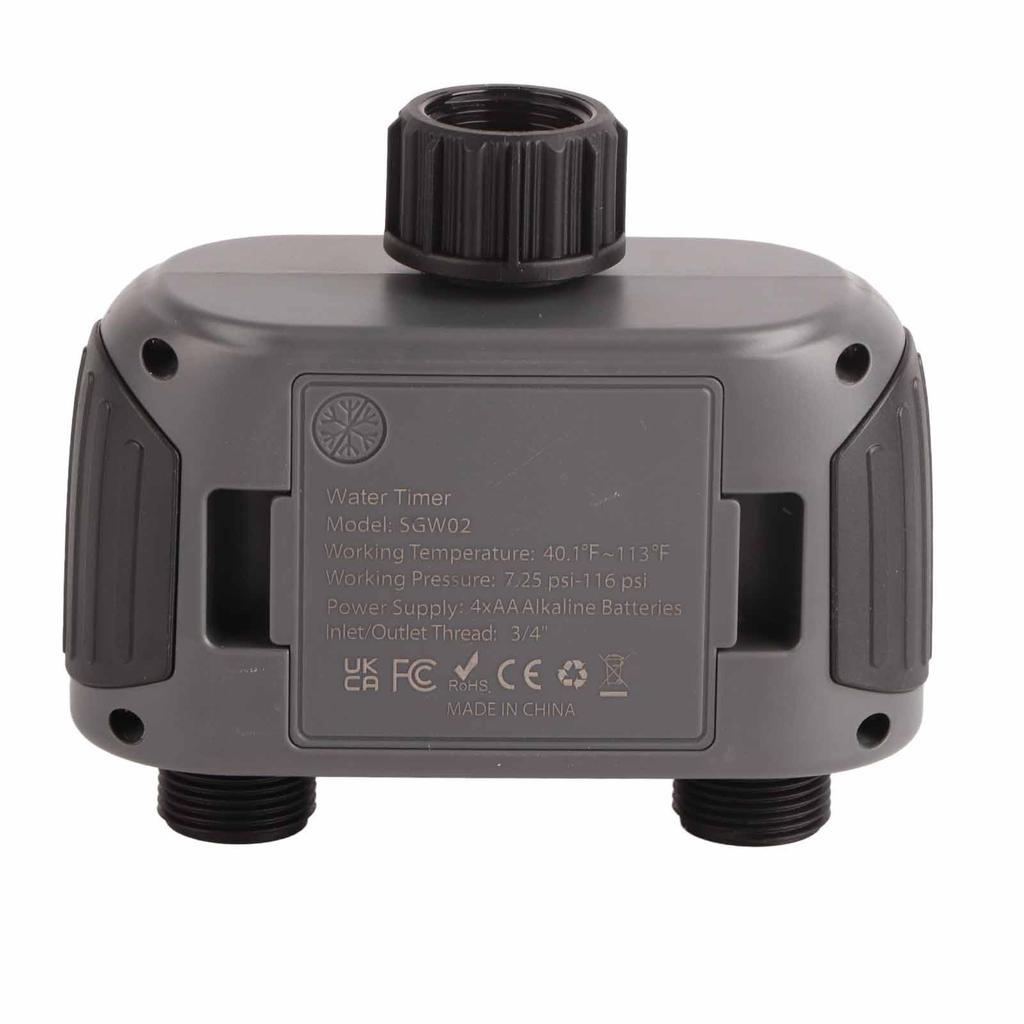 WiFi Sprinkler Timer 2 Zone Automatic Watering G3/4 Thread Smart Water Timer Irrigation Timer for