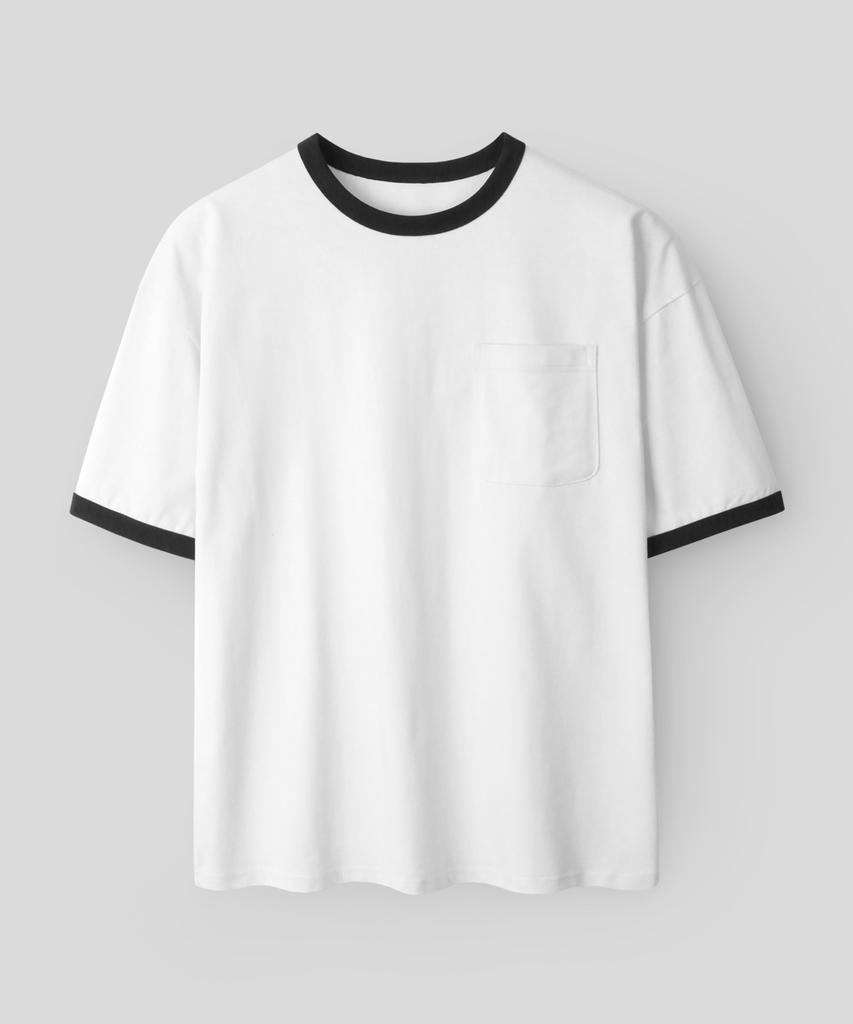 INDUST High-Density Pocket Ringer Short Sleeve T-Shirt_7 Colors