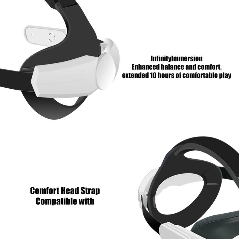 Replacement Head Straps for 3S VR Accessories Adjustable Reduce Head Pressure for 3S VR Straps