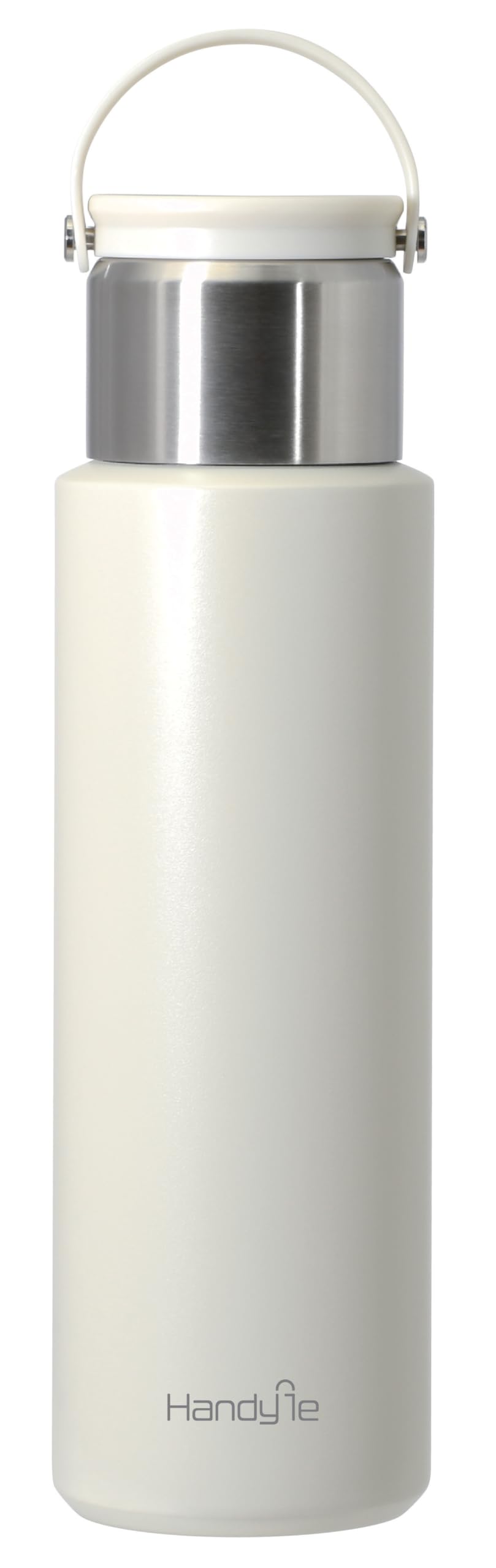 

Pearl Metal Handy White Bottle with Cup, 1000ml (1L), HC-579