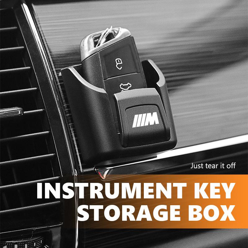 Car Key Holder Storage Box Dashboard Organizer Card Key Rack For BMW M F10 F20 F30 F40 F15 F25 F26 F31 F49 E62 E83 E84