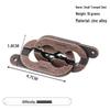 Zinc Alloy Kongming Puzzle Lock: Disentanglement Ring Educational Toy