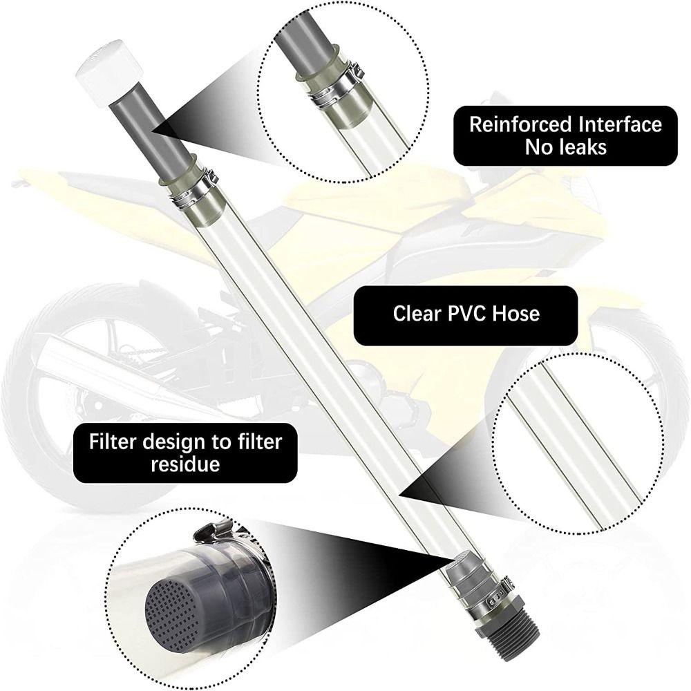 Flexible Racing Fuels Replacement Cap Transparent Hose Bender Kit Heavy Duty Oil Tube  Universal