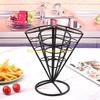 F26C 3-in-1 Pommes Frites Ständer Halter Pommes Tüte Korb Gestell für Pommes Kartoffelchips Eis Fisch Hähnchen Vorspeisen Küche