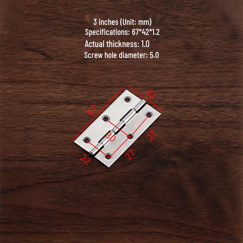 Mini-Scharniere aus Edelstahl für Koffer, Geschenkboxen, Holztüren und Schränke