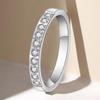 Luxury Women's Stainless Steel Ring: Electroplated Titanium, Non-Fading, Versatile Design