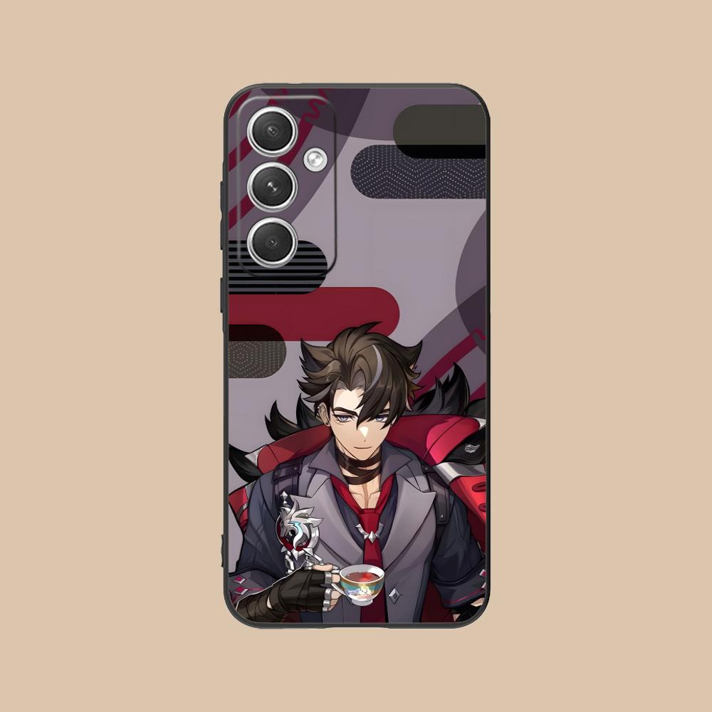 

Game GI Wriothesley Matte Mobile Phone Case for Samsung Galaxy S26 S25 S24 S23 S22 S21 S20 Note20 Plus FE Ultra Colorful Cover Galaxy Note20