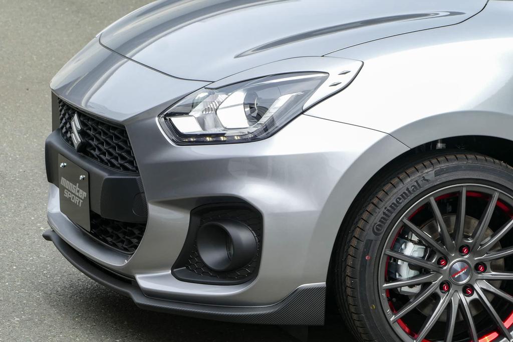 MONSTER SPORT Headlamp Silver for Swift Sport and Swift Garnish, (ZNC) (ZC33S) (ZC83S, ZC13S, etc.), 767500-765ZNC