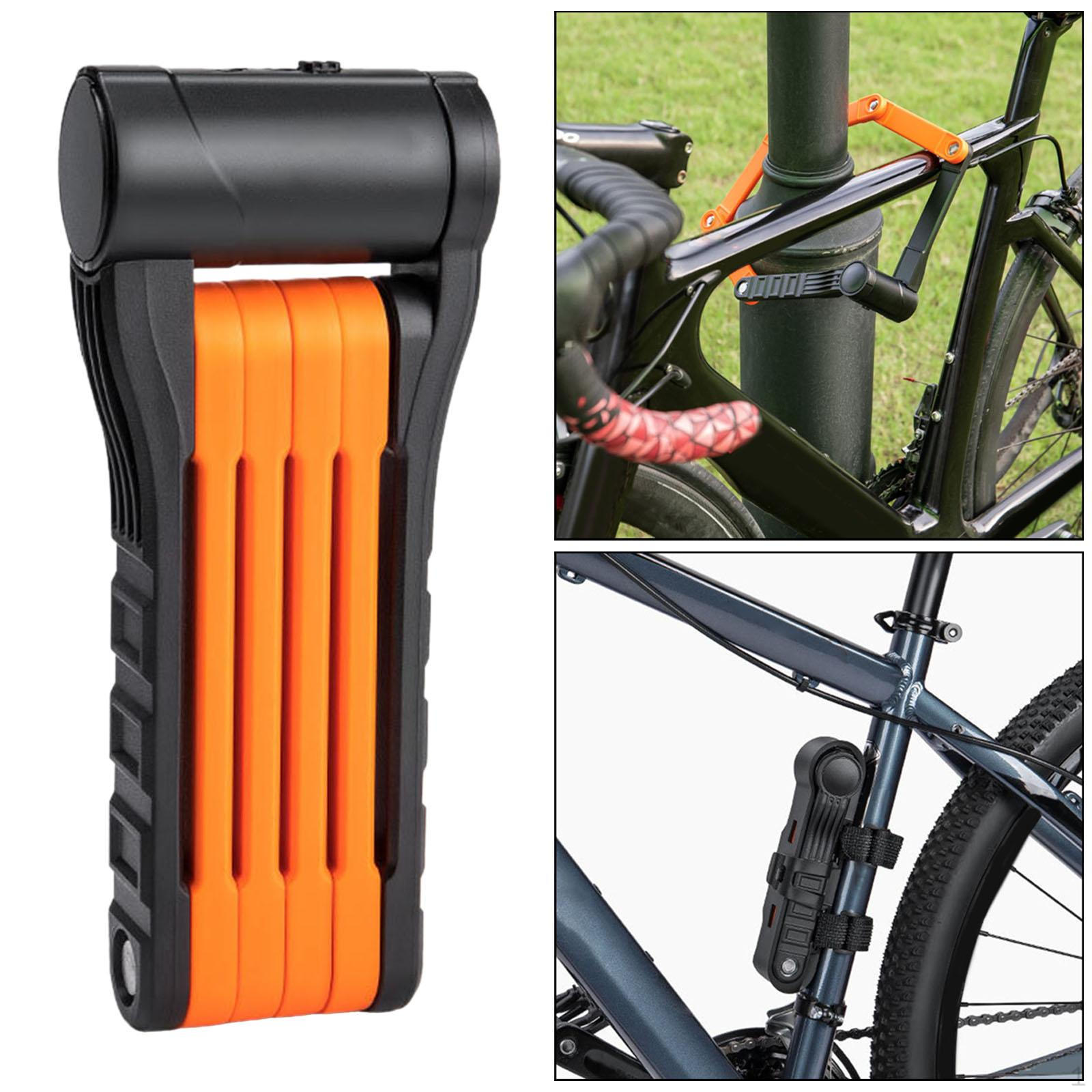 

Foldable Cycling Lock Key Anti Lost Supplies Zinc Alloy for Motorcycle помаранчевий