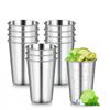 Stainless Steel Cold Drink Cup, Stainless Steel Water Cup, Not Easy To Break, Stackable, Reusable, Suitable For Children'S Trave