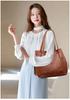 2026 Retro Women's Large Capacity Soft Leather Tote - Casual Single Shoulder Underarm Bag