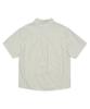 THE COLDEST MOMENT Tcm Mini Logo Stripe Half Shirts (Beige)