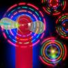 Mini Fan Işıklı Oyuncak Renkli Işıklar El Tipi Elektrikli Soğutma Fanı Led Işık