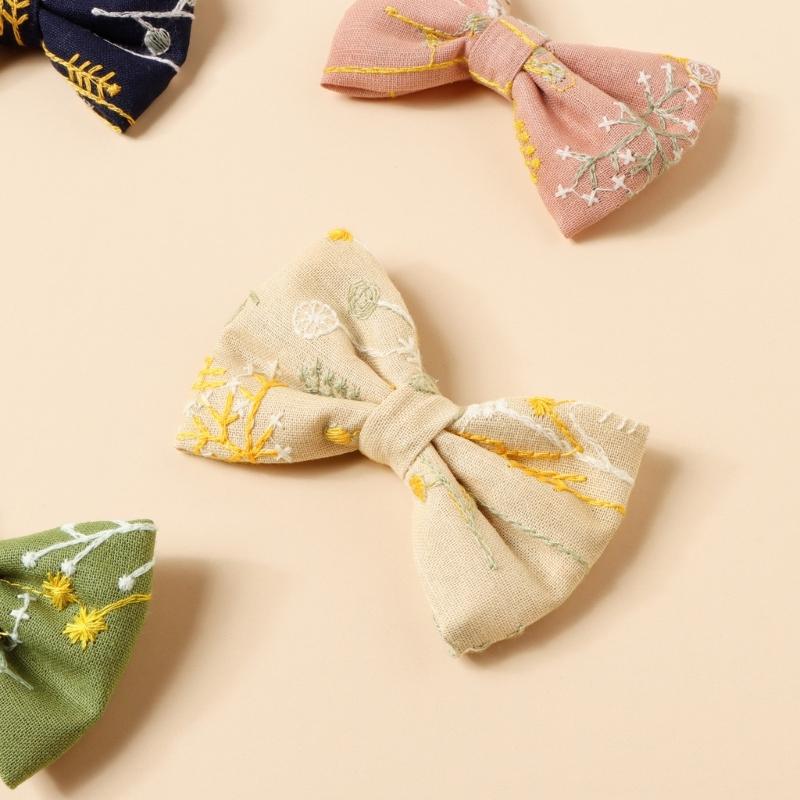 Delicate Bows Hair Clip 2000s Trend Side Clip Bows Bowtie Barrette Bowknot Cottagecore Sweet Photo Props
