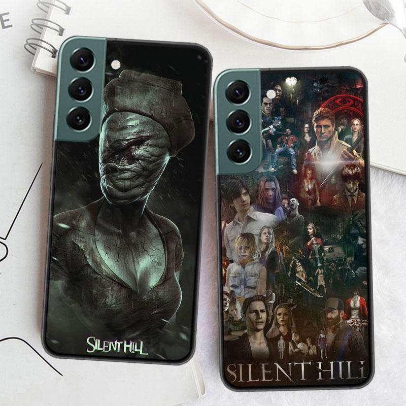 Games S-Silent Hill Phone Case For Samsung Galaxy S22 S25 Ultra S21 S10 Plus S26 Edge S20 S23 S24 FE Cover Silicone Soft TPU