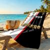 Juventus Personalized Name Beach Towel Super Soft Microfiber Quickdry Fabric