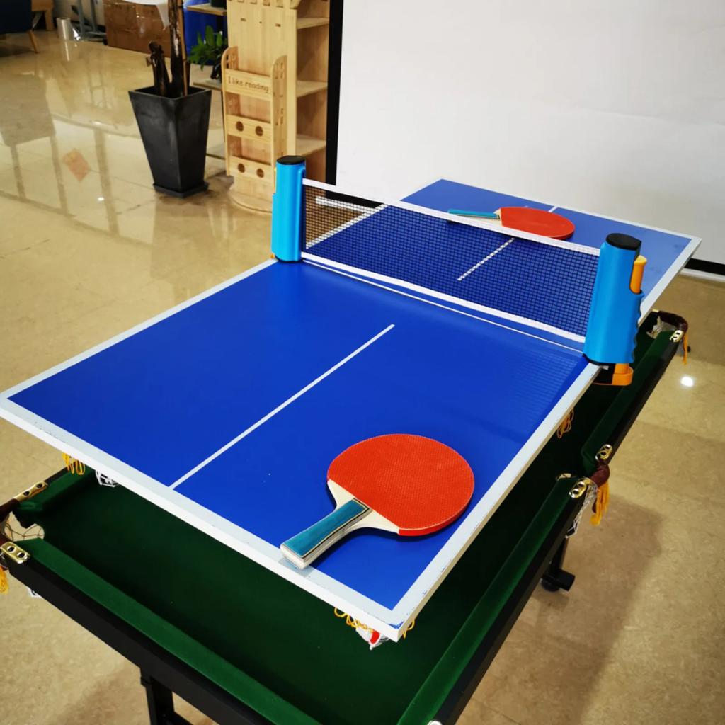 1 Set Tischtennis Schläger Set Einziehbares Netz Übung Tischtennis Set Schläger Bälle für Familie Heim-Fitnessstudio Spieler Reisen Sport