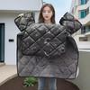 Universal Four-Season Windproof Plush Cover for Electric Vehicle Windshield and Motorcycle Battery Pedal