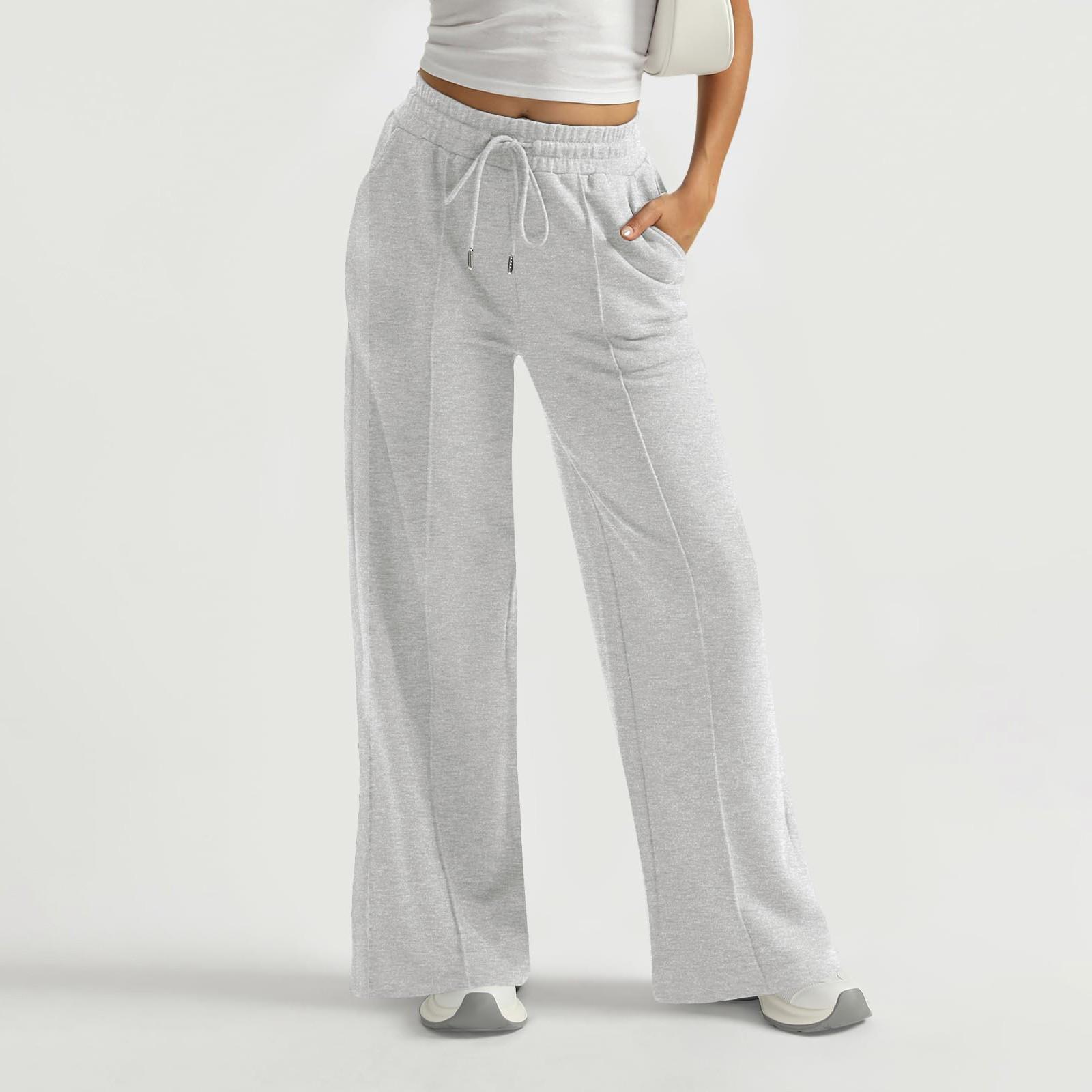 

Женские широкие спортивные брюки с высокой талией, мешковатые расклешенные брюки, спортивные штаны на шнурке XXL