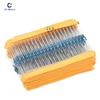 100pcs 1/4W 1R~22M 1% Metal Resistors 220R 100R 1K 1.5K 2.2K 4.7K 10K 22K 47K 100K 100 220 1K5 2K2 4K7 Ohm Resistances XZG