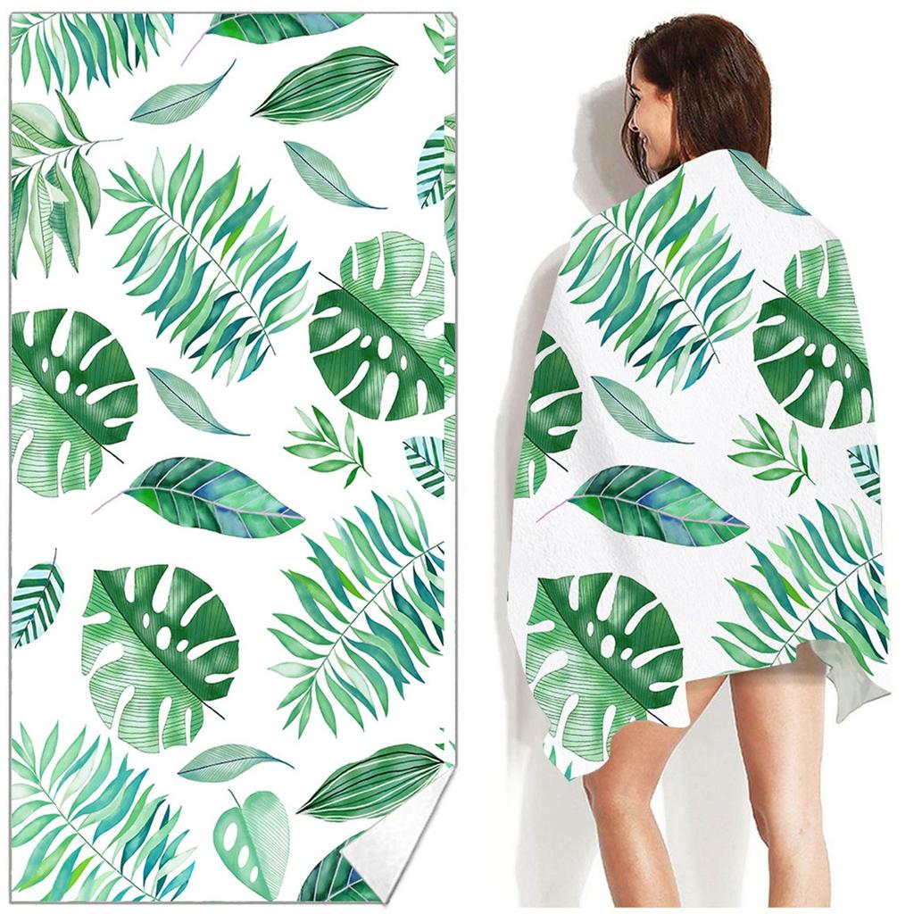 Beach Towel With A Unique Design, Extra Large, Made From Polyester For Kids & Adults