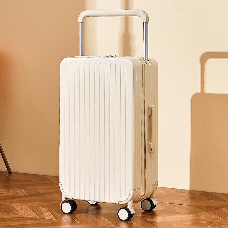 Qianlv PC Wide-Handle Spinner Travel Suitcase