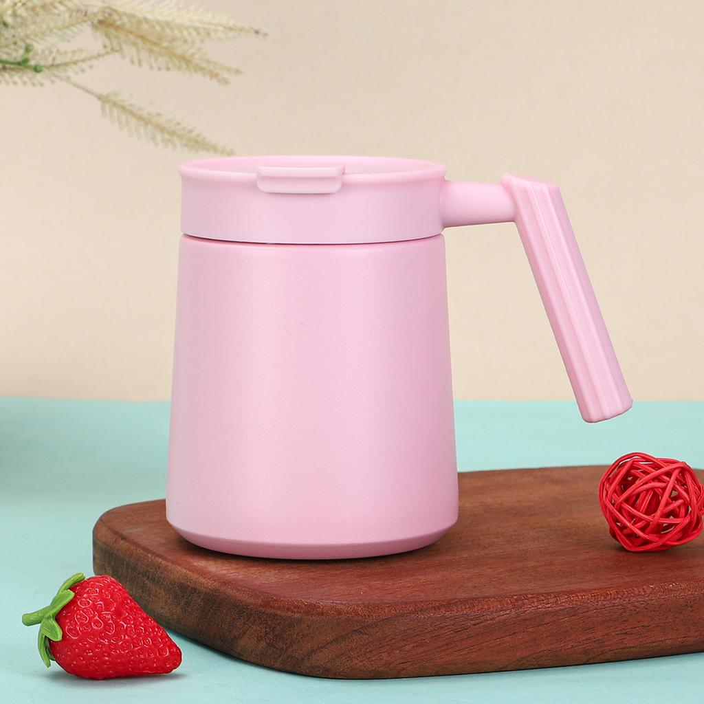 Simple portable coffee pot Stainless steel thermos cup High value direct drink Portable office handle teapot