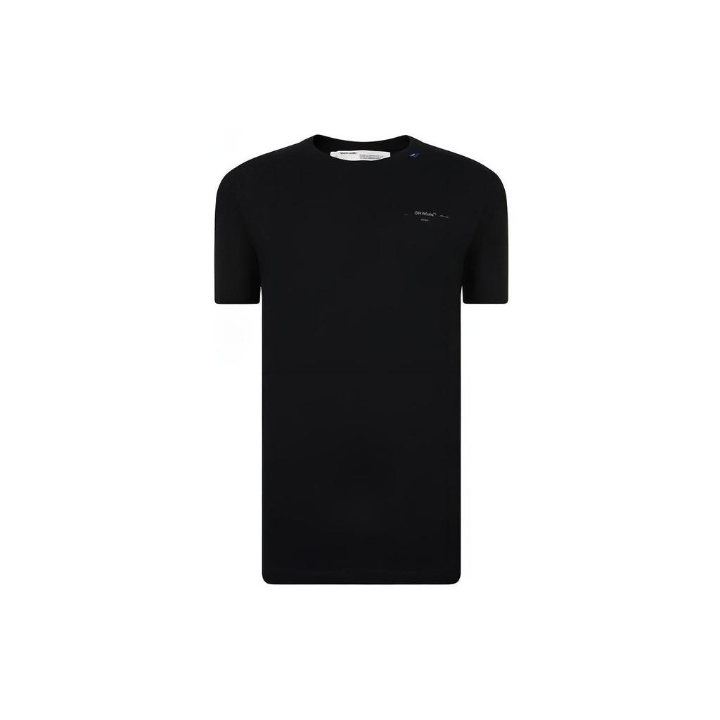 OFF WHITE FW19 T-Shirt Herren Schwarz OMAA038E191850011091