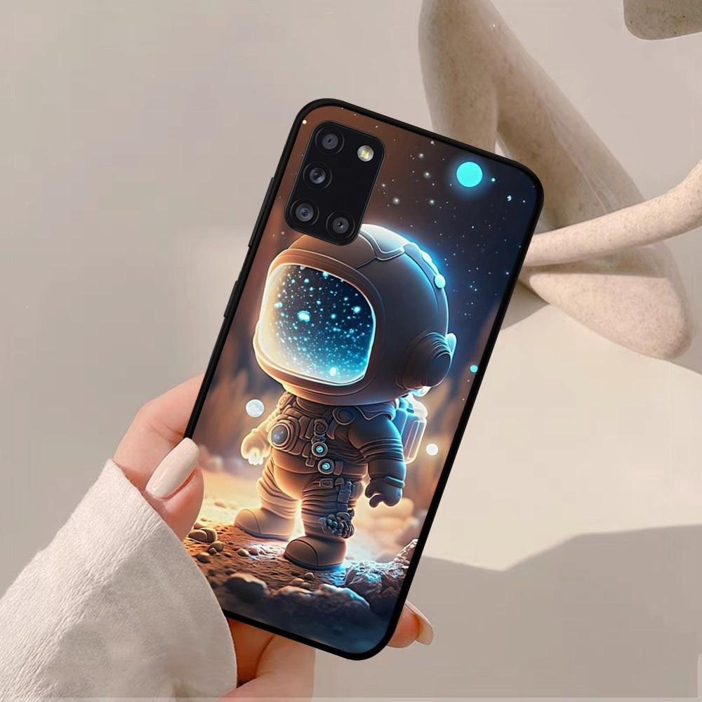 Space Astronaut Cartoon Phone Case For Samsung A 10 11 12 13 20 21 22 30 31 32 40 51 52 53 70 71 72 73 91 13 Shell
