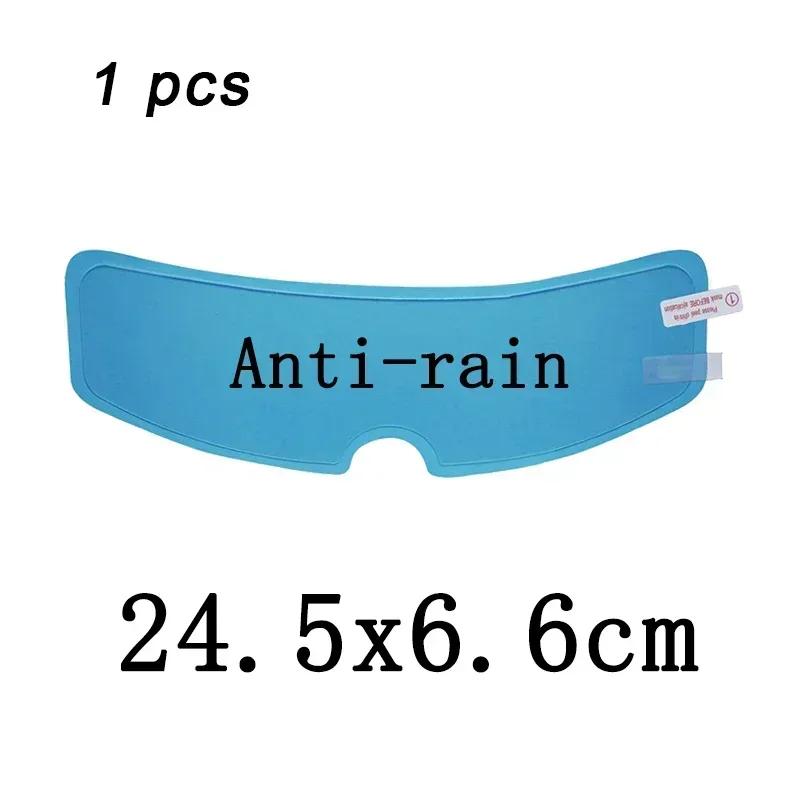 2Pcs Universal Motorcycle Helmet Anti-fog Film and Rainproof Film Durable Nano Coating Sticker Film Helmet Accessories Helmet